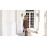 Plus Size, Women's Olive Green V-Neck Collar Sweater Dress with Short Sleeves & Single Button Closure - A-Line Winter Dress for, Office, Semi-Formal Wear - Machine Washable Cozy Outfit
