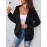 Monogram Print Polyester Hoodie, Casual Zip Sweatshirt with Pockets, Alphabet Pattern, Knit Fabric, Comfortable Fit, Fall/Winter Young Style Hooded Jacket, 250g/m² Fabric Weight