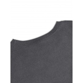 Women's Casual Short Sleeve T-Shirt with Bold 