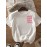 Women's Casual Short Sleeve T-Shirt with Bold 