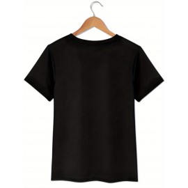 [Playful Squirrel Graphic Tee] Playful Print Top | Women's Casual 